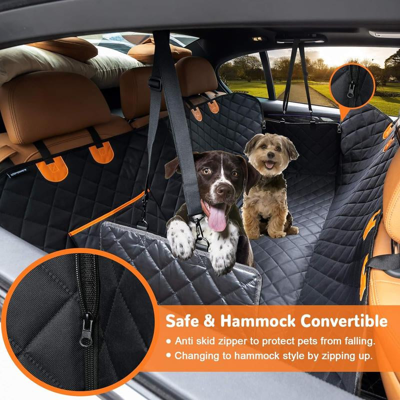 Ultimate 6-in-1 Convertible Dog Car Seat Cover for Total Protection and Comfort